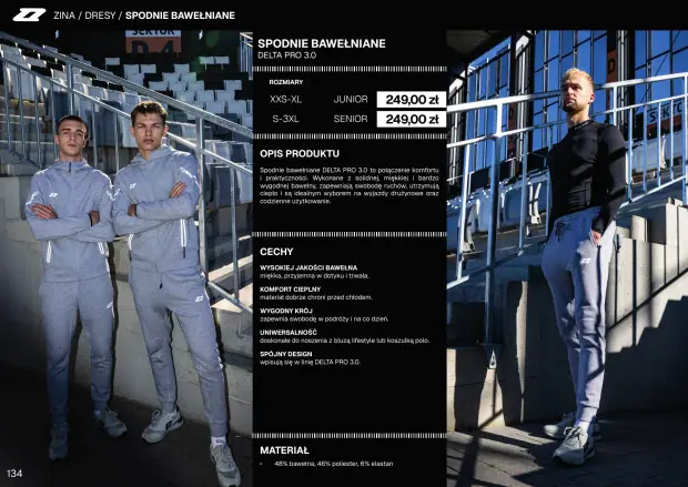 Katalog Zina 2026-2028, strona 134 — dresy