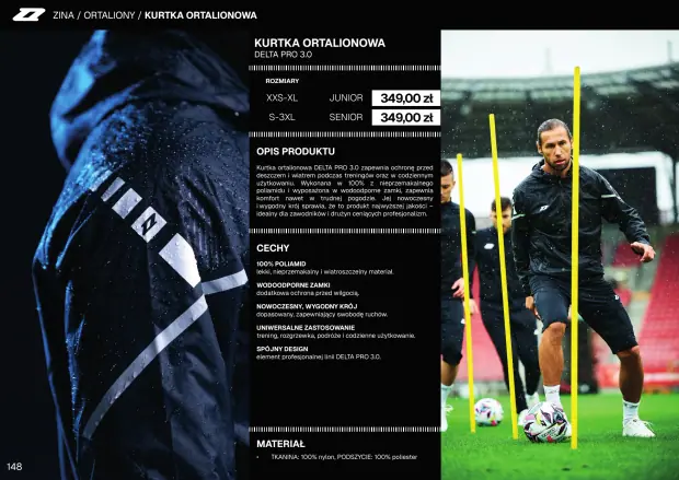 Katalog Zina 2026-2028, strona 148 — kurtki i ortaliony