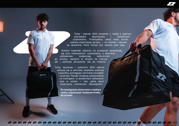 Katalog Zina 2026-2028, strona 183 — torby i plecaki